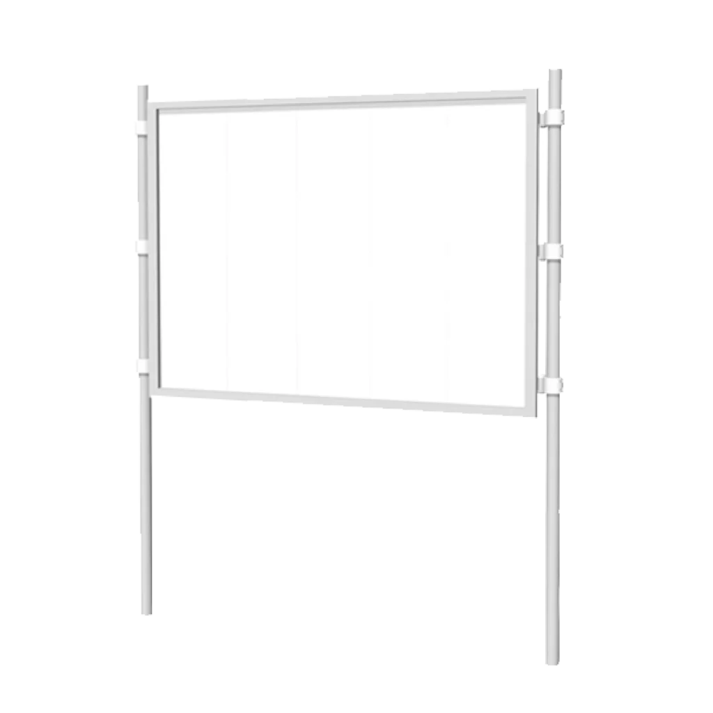 Panneau publicitaire Kikaffich installé en extérieur