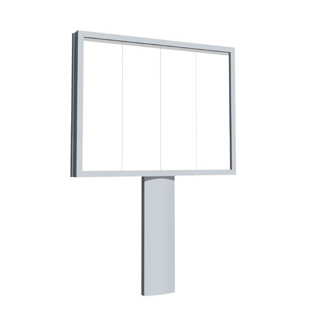 Panneau d'affichage grand format Kikaffich en situation