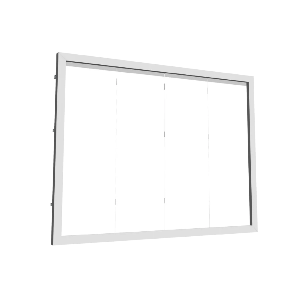 Panneau signalétique Kikaffich installé en extérieur