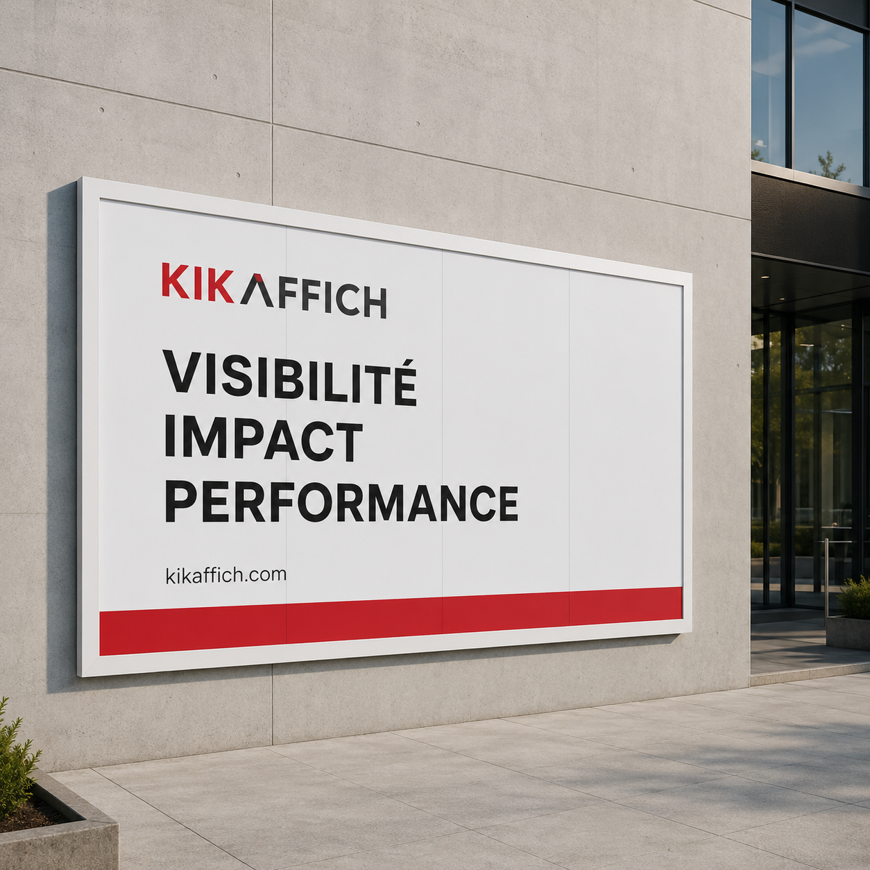 Panneaux muraux publicitaires – Affichage extérieur sur façade