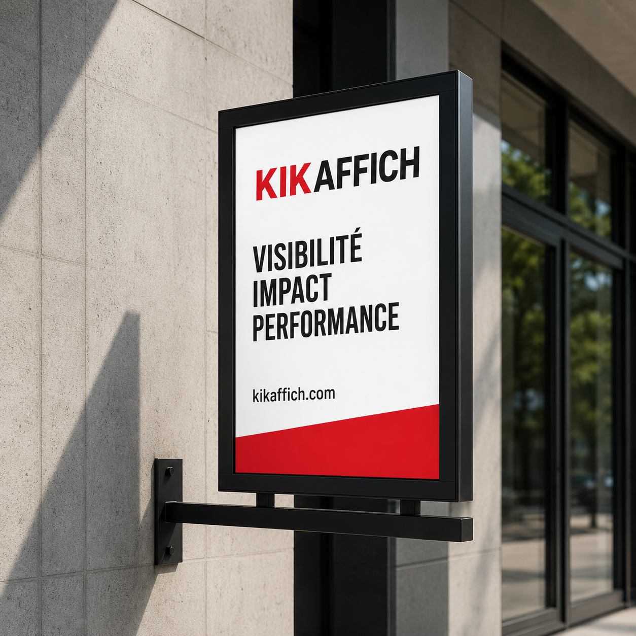 Sucette publicitaire CLASSY 2 m² mural – Vitrine d’affichage